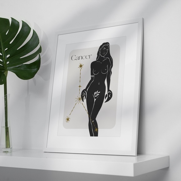 Cancer Zodiac Sign Wall Art Print Poster Unframed - Picture 4 of 5